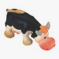 Latexfigur Kuh, 17 cm