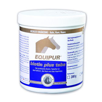 Produkt Bild EQUIPUR - biotin plus tabs 0,4kg 1