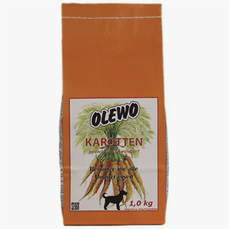 Produkt Bild Olewo für Hunde Karottenbeifutter - 1kg 1