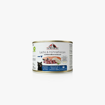 Produkt Bild Tackenberg Lachs mit Hühnerherzen Reis 200g 1