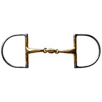 Stübben 2250 D-Ringtrense doppelt gebrochen Sweet Copper