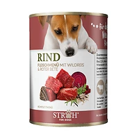 STRÖH for Dogs - Rind 400g 6er Pack