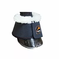 eQuick® Hufglocken Carbon Fluffy mit Kunstfell