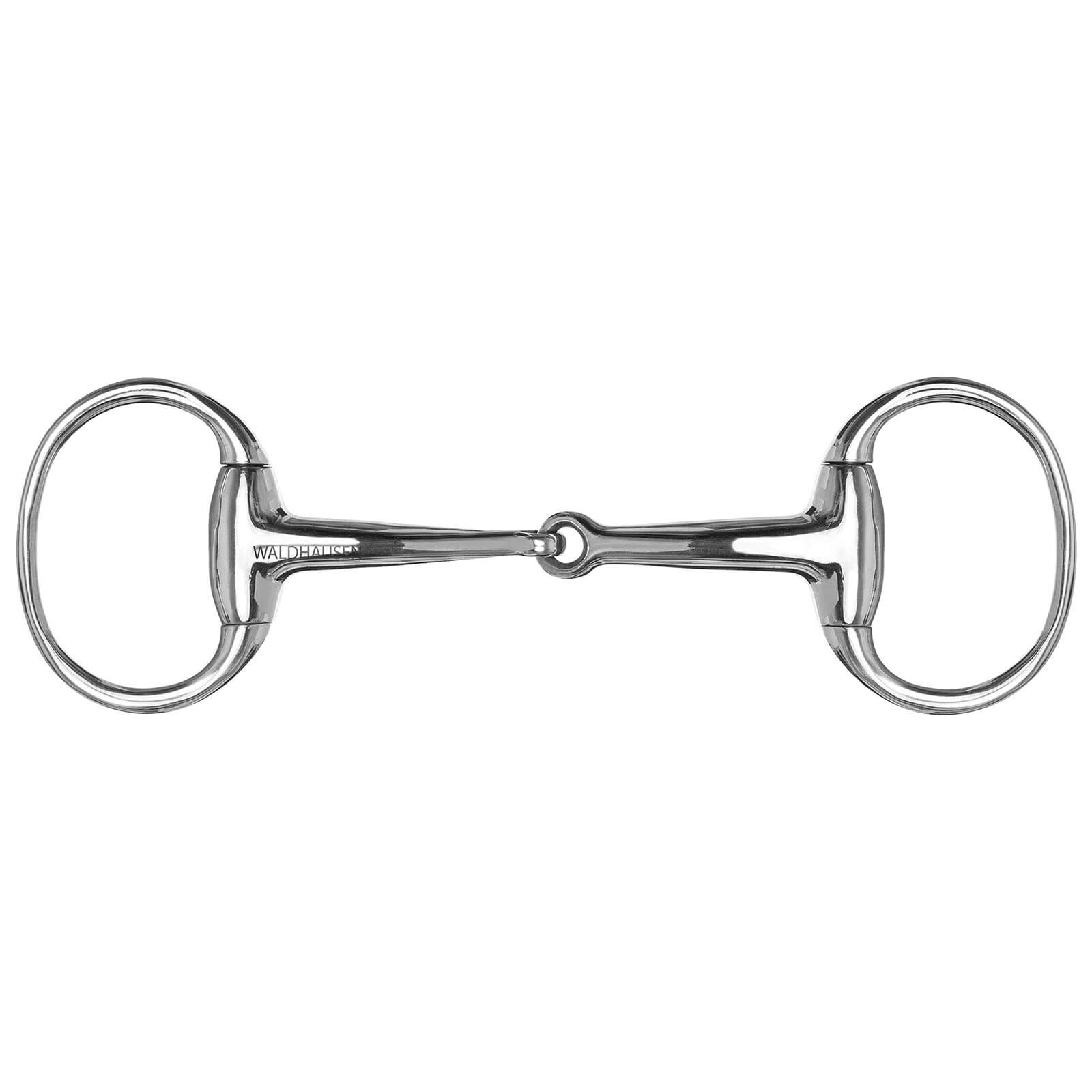 Waldhausen Olivenkopfgebiss, Einfach gebrochen Est, R:7cm, S:14mm, B:12,5cm