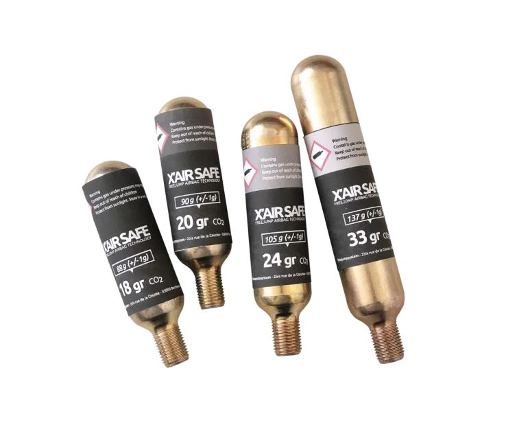 Freejump Kartusche Airbag Weste X'Air Safe 18gr - 27cc (Für Kinder L, Xxs bis Xst)