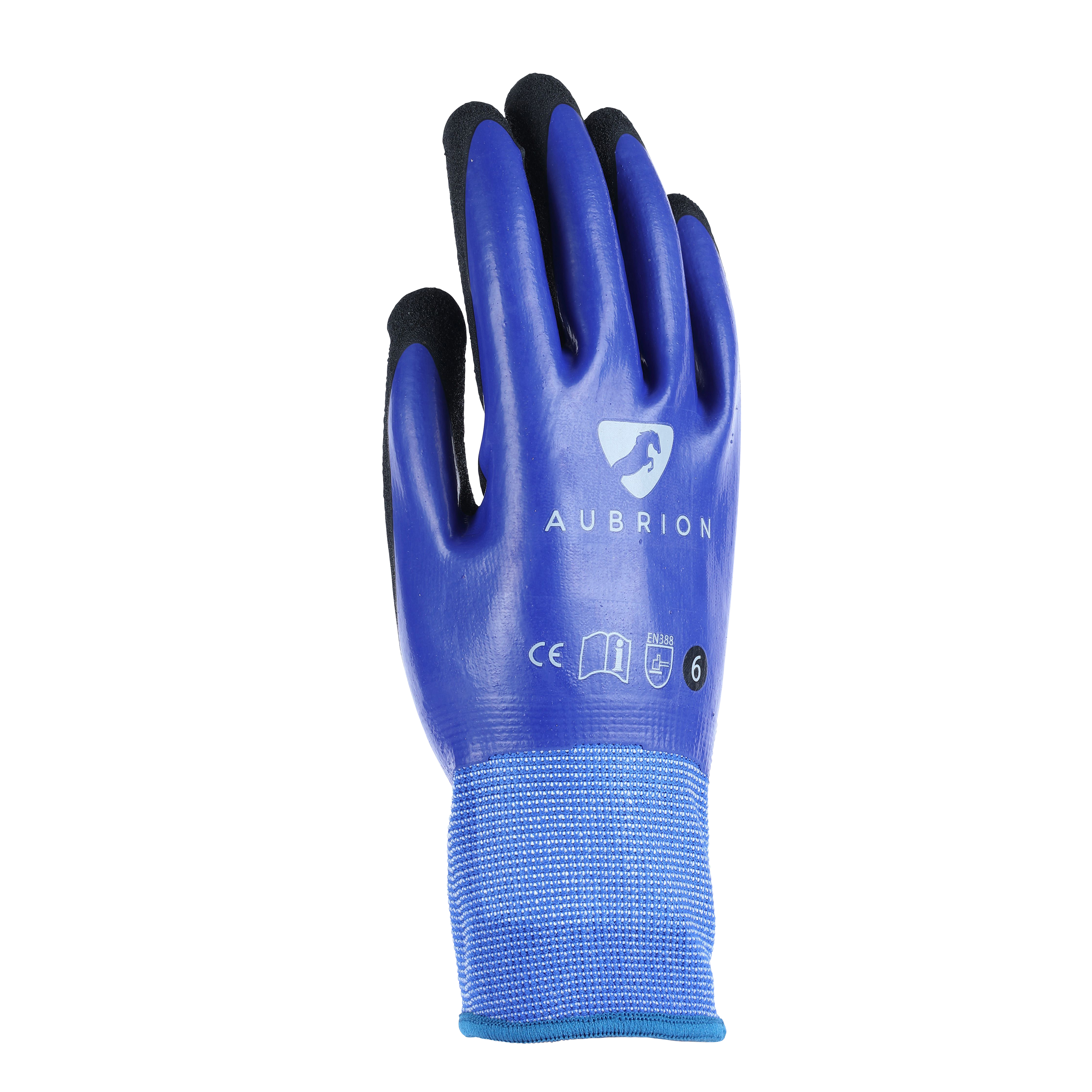 Shires Aubrion Arbeitshandschuhe Blau, Gr. M