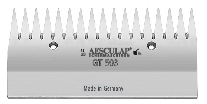 Aesculap Obermesser (17 Zähne) GT503, weit gezahnt
