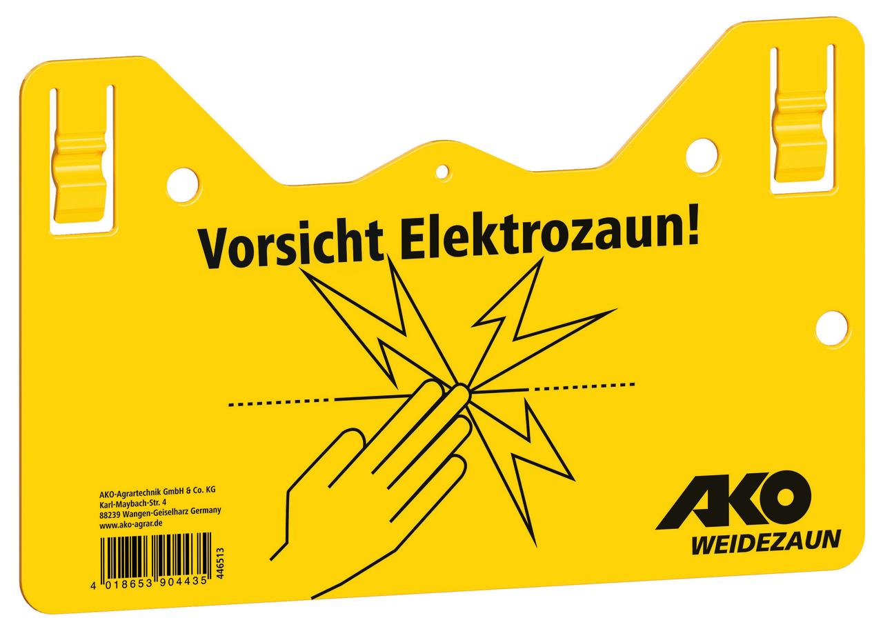 Kerbl Warnschild hook-in 2-seitig bedruckt, deutsch