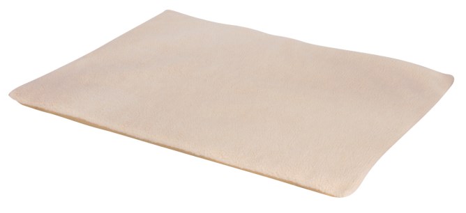 Kerbl Liegekissen Theo selbstwärmend Beige, Klein (75 x 50 x 3 cm)