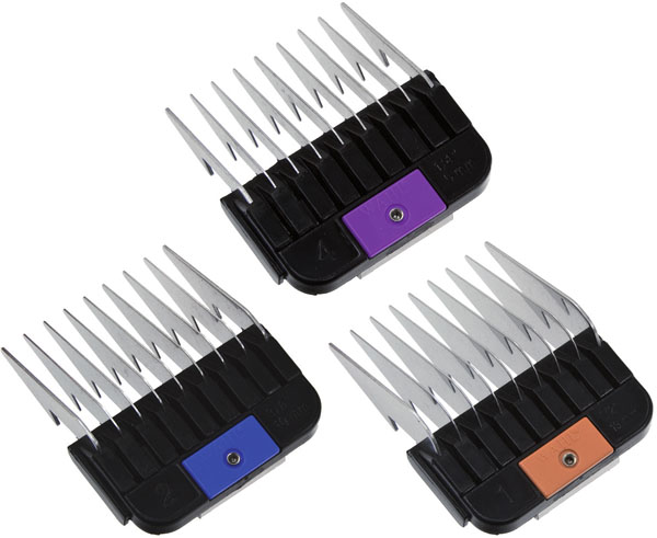 Wahl® Edelstahl-Aufsteckkämme 6, 10, 13 mm