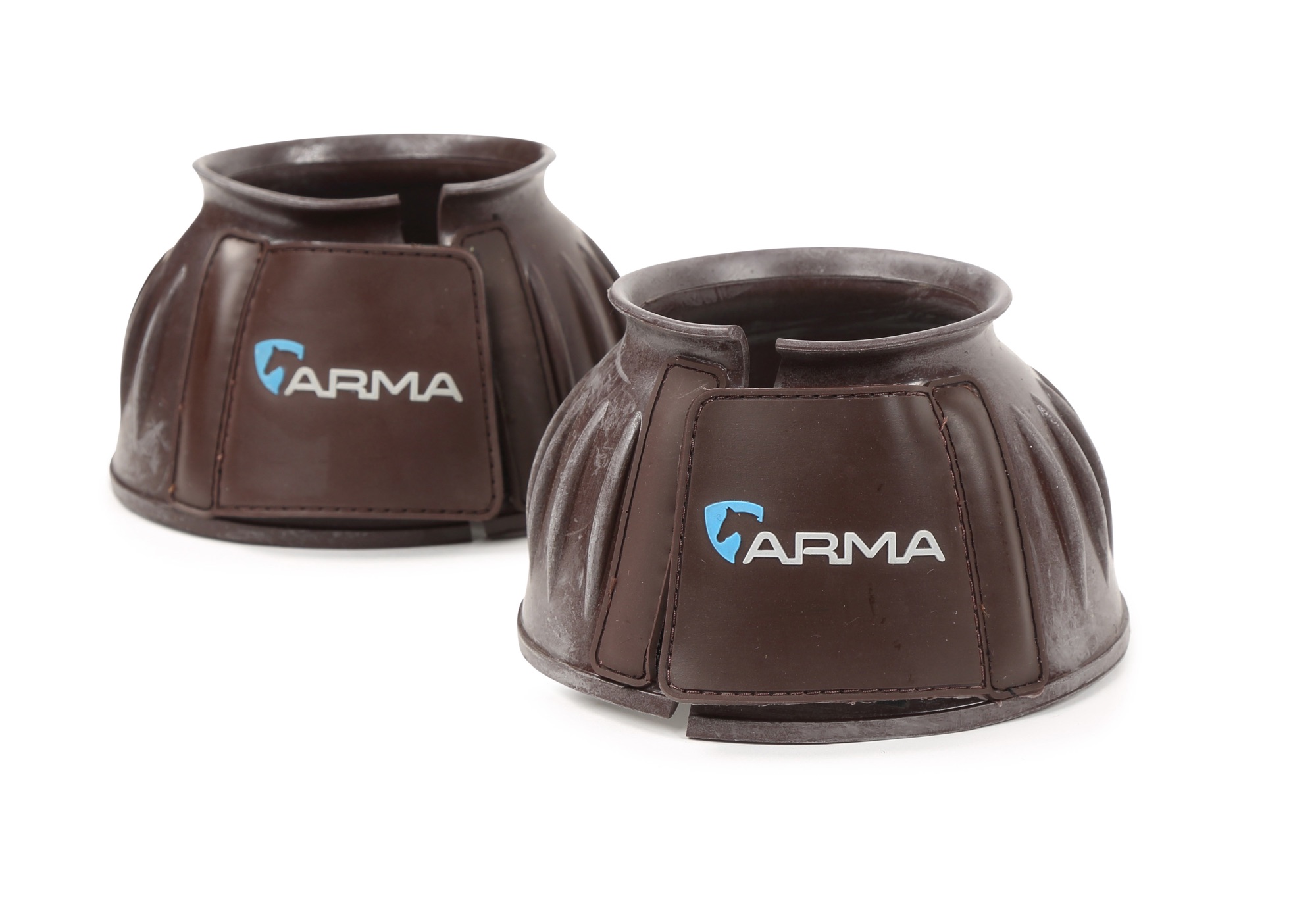 Shires Arma Gummi Hufglocken Braun, Gr. Cob