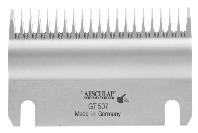 Aesculap Untermesser (21 Zähne) GT507, Schurhöhe 3 mm