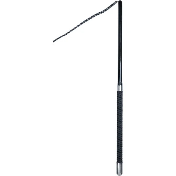 Waldhausen Longierpeitsche 4-Teilig, Superleicht Schwarz, 200cm