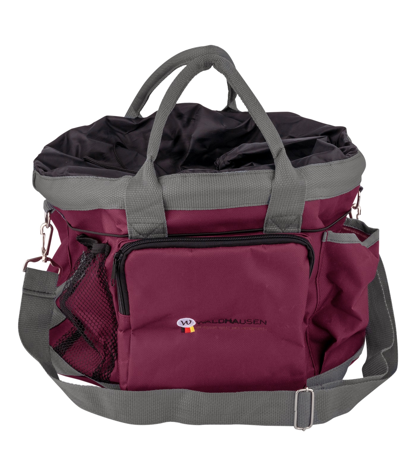 Waldhausen Putztasche Burgunderrot/ Zinn