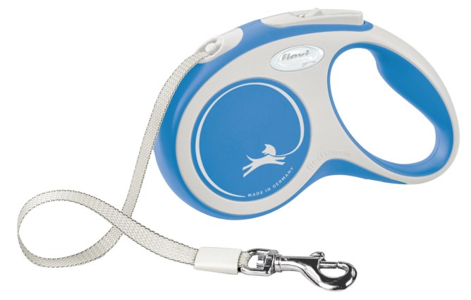 Kerbl Flexi Leine New Comfort S 5m Blau, Gr. S (max. 15kg)