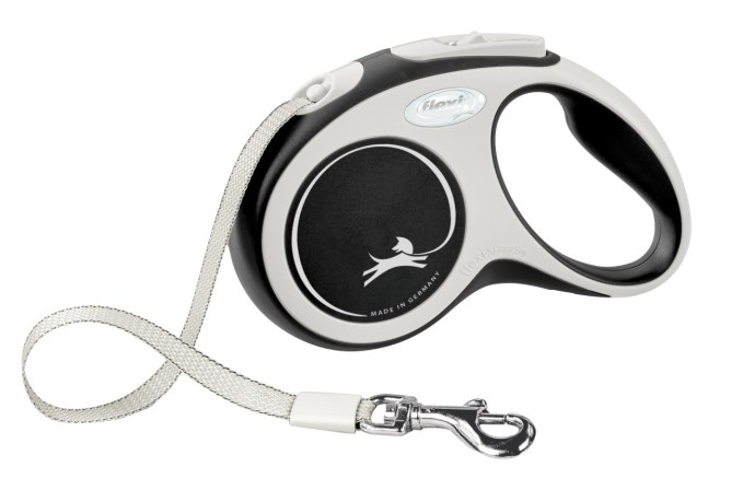 Kerbl Flexi Leine New Comfort S 5m Schwarz, Gr. S (max. 15kg)