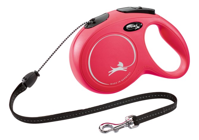 Kerbl Flexi Leine New Classic Seil M 8m Rot, Gr. M (bis 20kg)