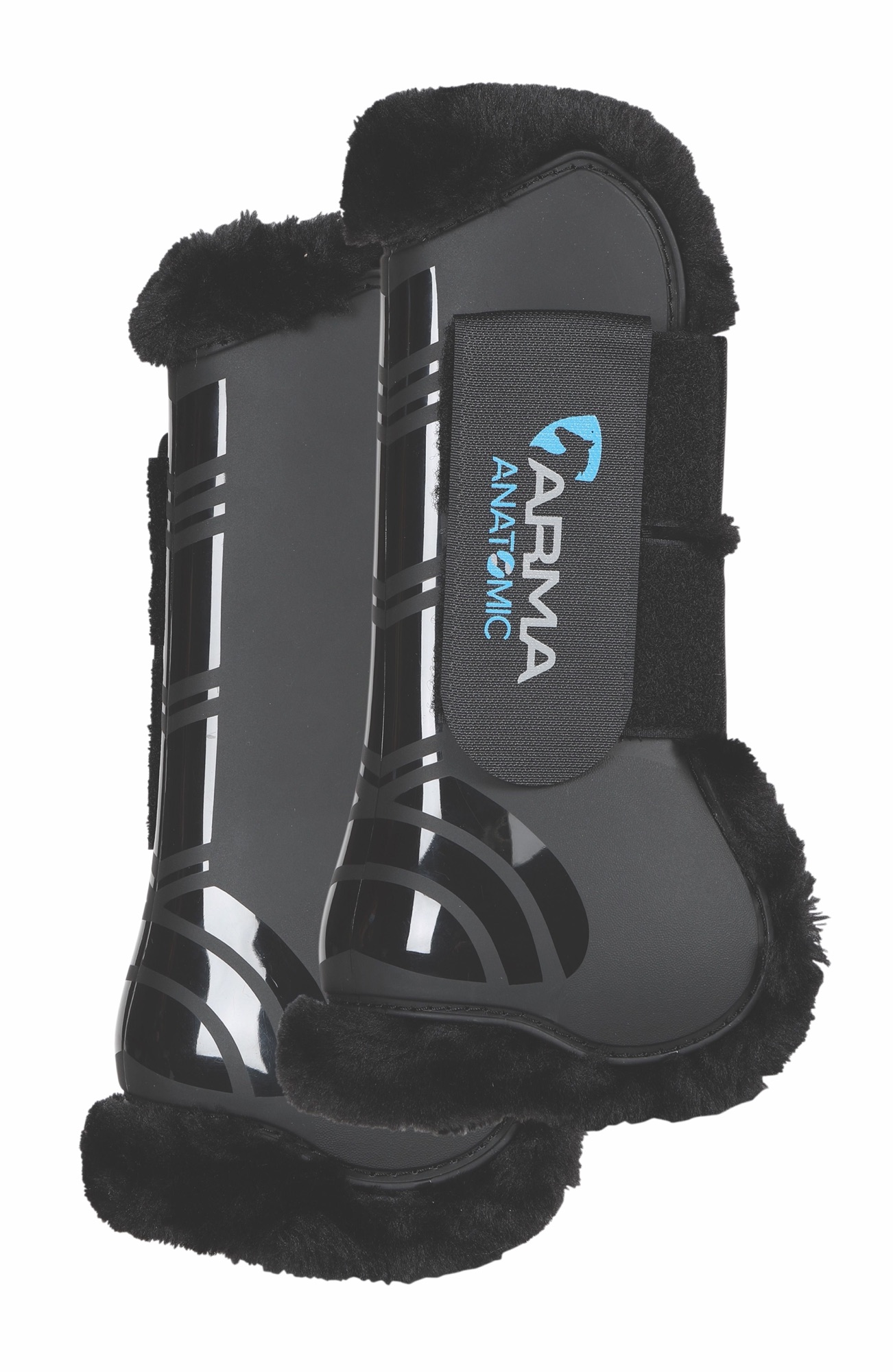 Shires Arma Gamaschen SupaFleece Schwarz, Gr. Pony