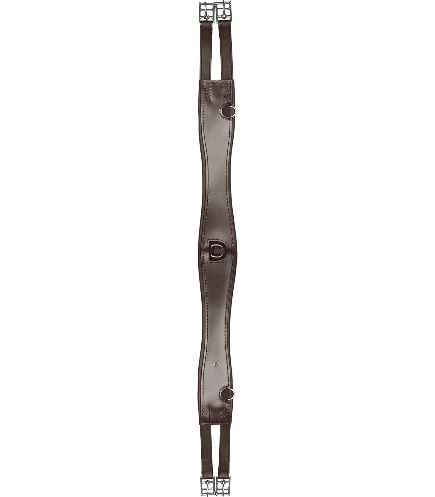 Waldhausen Ledersattelgurt Sleek Braun, Gr. 145 cm
