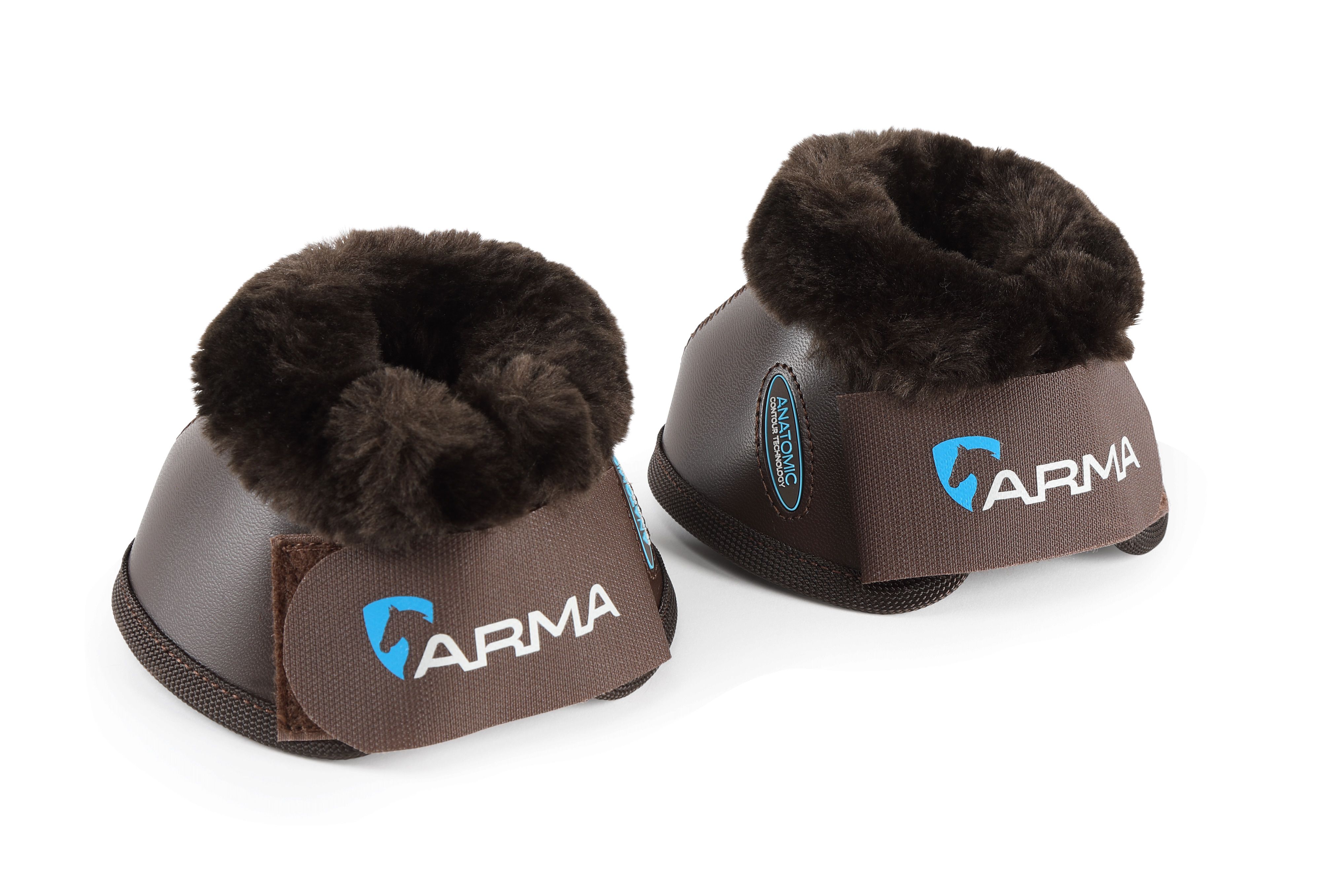 Shires Arma Anatomische Hufglocken Comfort Braun, Gr. Cob