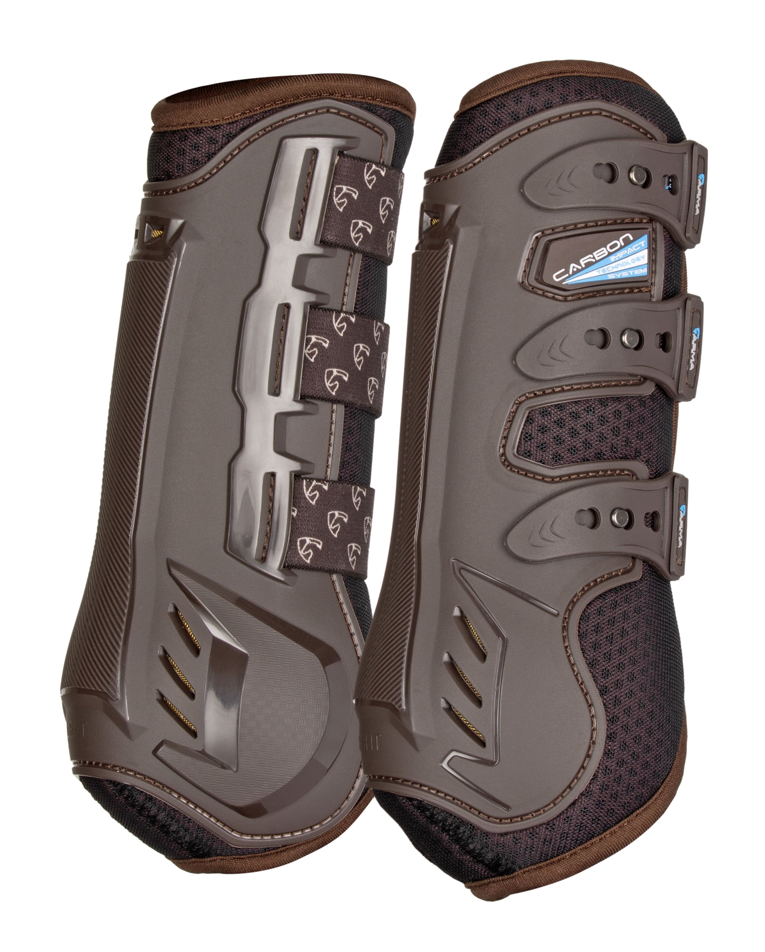 Shires Arma Carbon Gamaschen Air Flow Training Braun, Gr. Cob