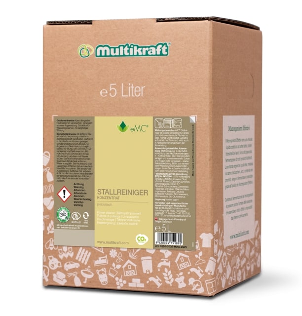 Multikraft eMC Stallreiniger 5 L Bag in Box für Hochdruckreiniger geeignet