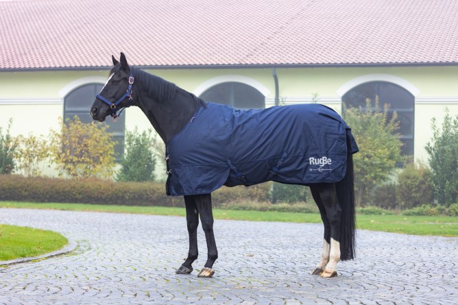 Covalliero Winterdecke RugBe IceProtect 200g Dark Navy, Gr. 105 cm