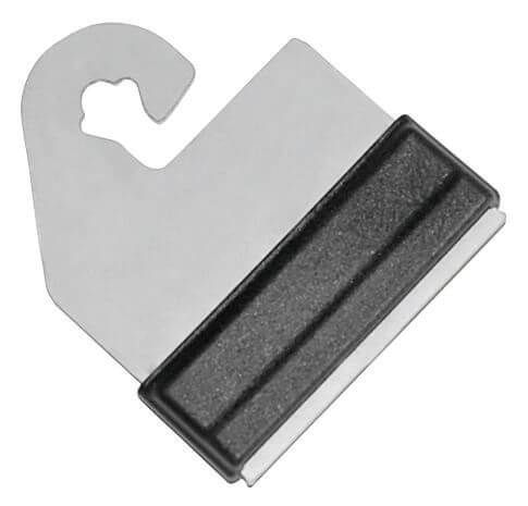 Kerbl Torgriffverbinder Litzclip 40mm, Edelstahl, 4 Stück