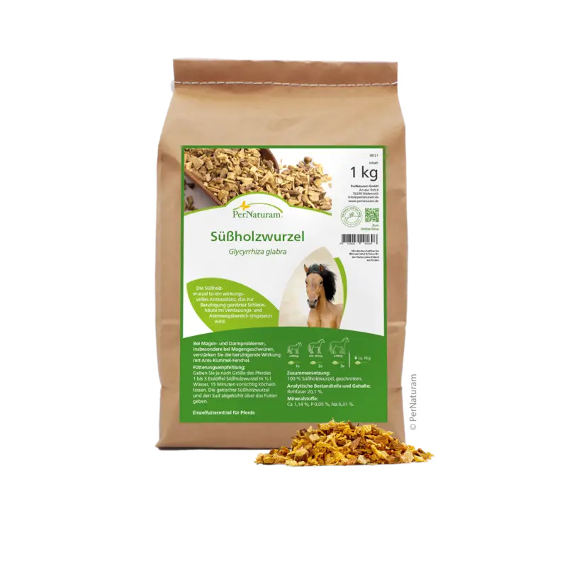 PerNaturam Süßholzwurzel 1 kg Für Magen, Darm und Bronchien
