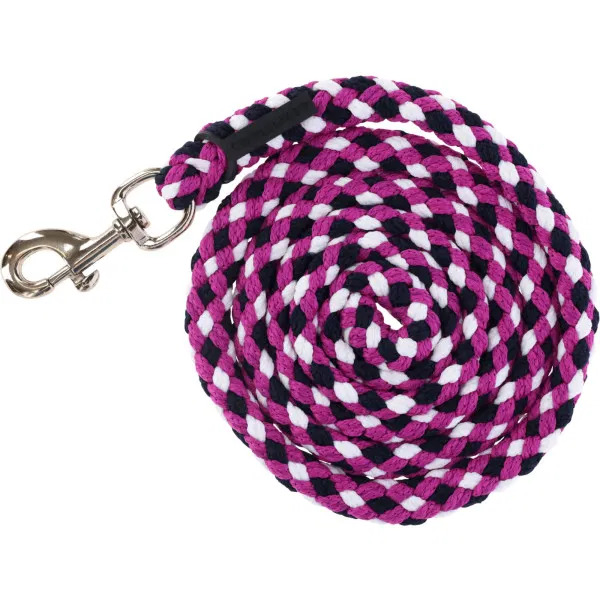 Covalliero Führstrick Hippo FS26 dark navy / light berry, Karabinerhaken