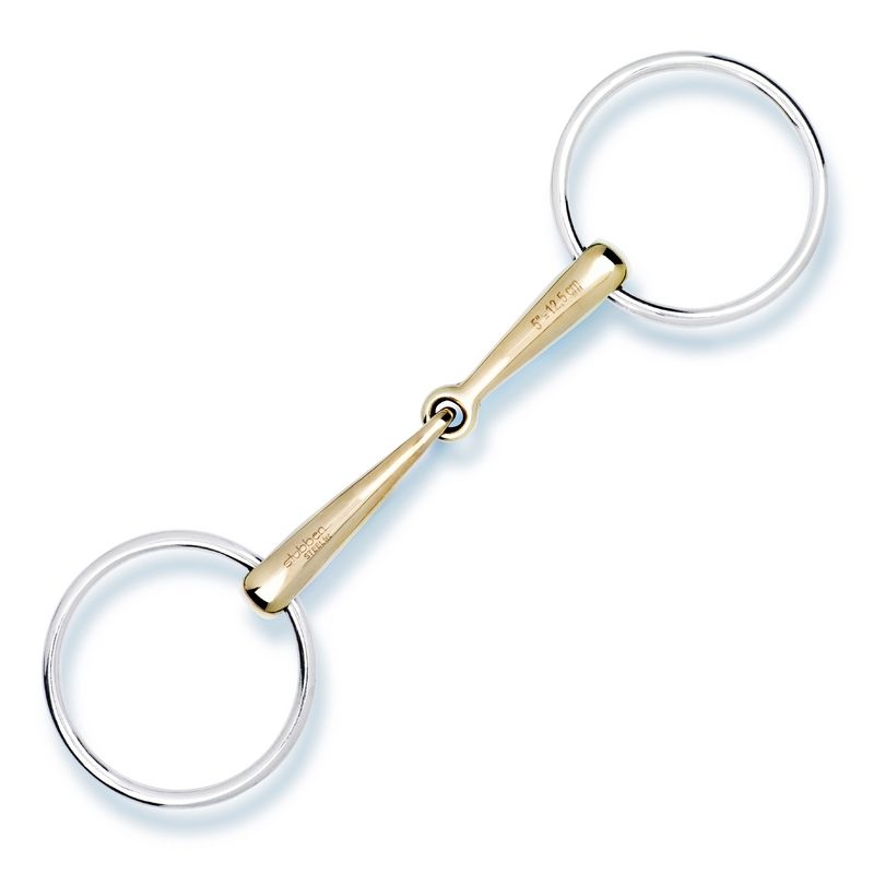 Stübben Gebiss 2226 Wassertrense Sweet Cooper einfach gebrochen Weite 14,0 cm, Stärke 16 mm