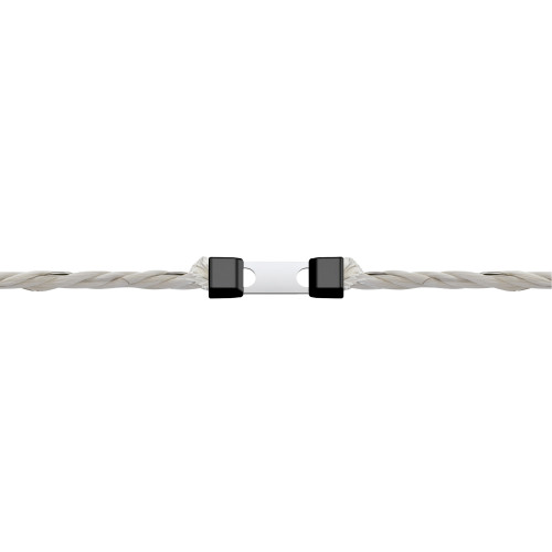 Kerbl Litzclip Seilverbinder 6mm Edelstahl, 5 Stück