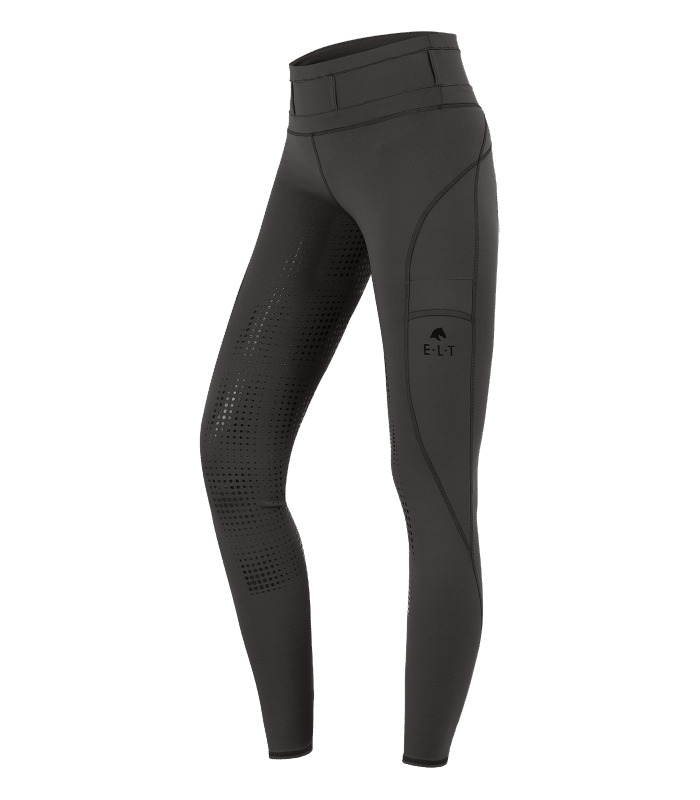 E·L·T Reitleggings Hanna High Waist Schwarz, Gr. 34