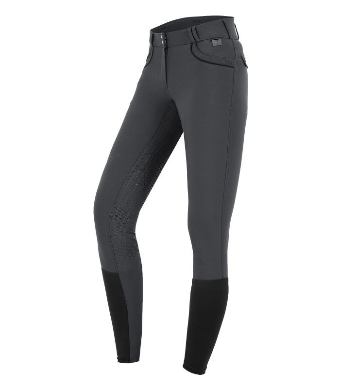 E·L·T Reithose Kassandra High Waist Asphalt, Gr. 36