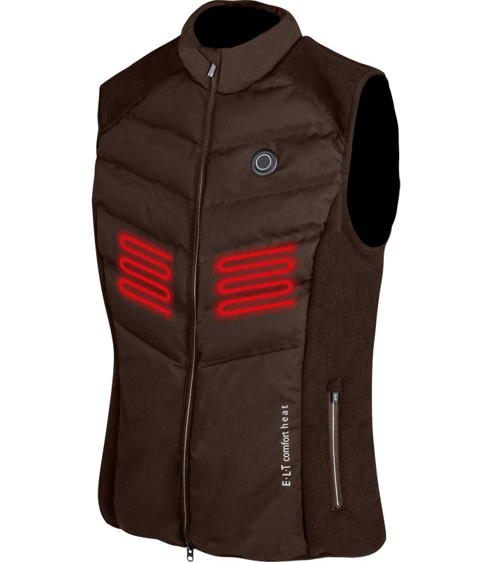 E·L·T Heizweste Comfort Heat Espresso, Gr. Xs