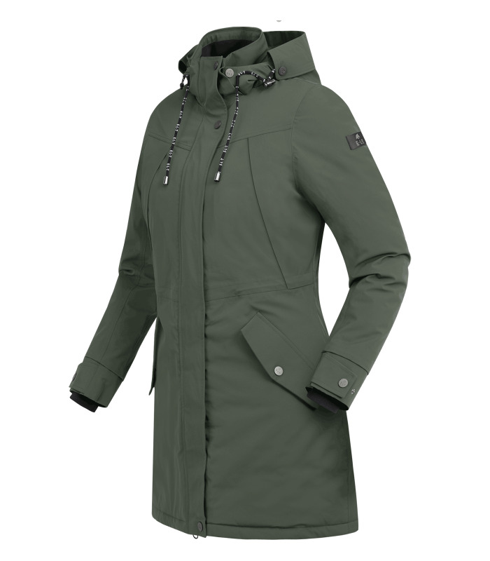 E·L·T Winter-Performance-Reitparka Ontario Dunkeloliv, Gr. M
