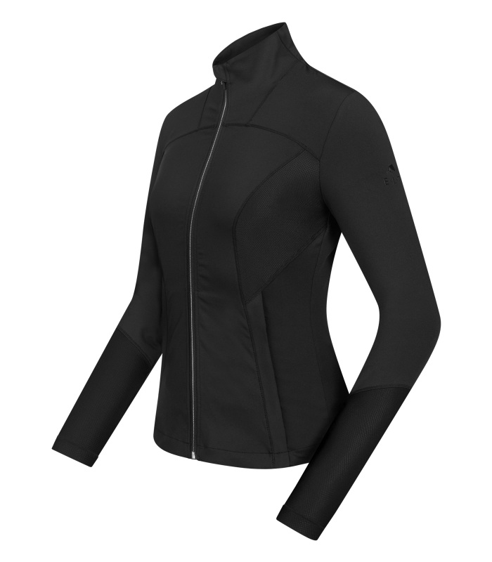 E·L·T Powerstretch Sweatjacke Padua Schwarz, Gr. Xs
