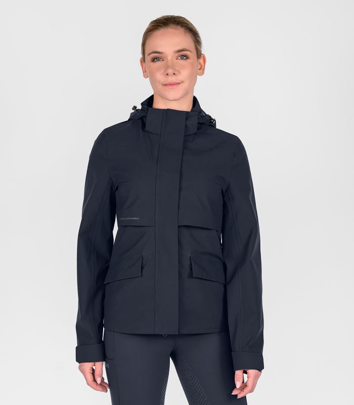 E·L·T Performance Regenjacke Tiefblau, Gr. S