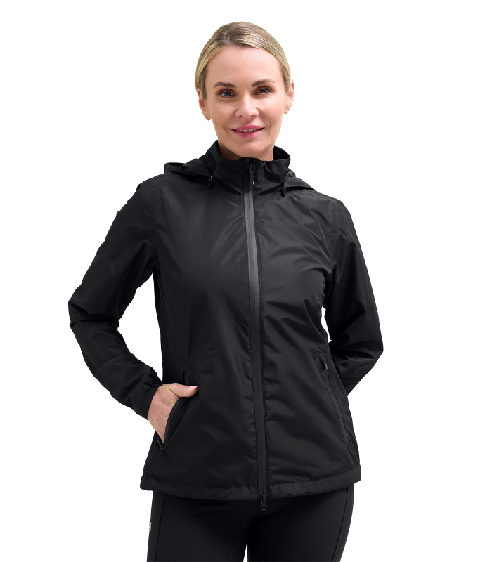 E·L·T Performance Regenjacke Pure Schwarz, Gr. S