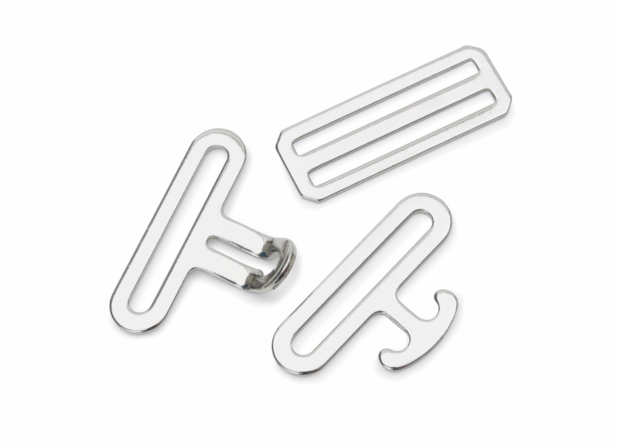 Shires Schnallenersatz Set Silber