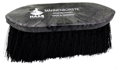 Haas Mähnenbürste Klein Schwarz 8 cm Borsten