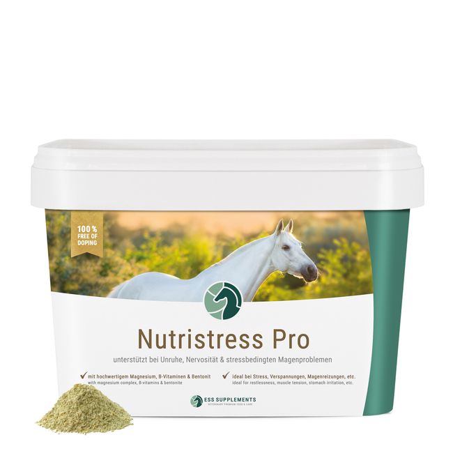 Ess Supplements Nutristress Pro 4kg Unterstützt die Verdauung bei Stress & Unruhe