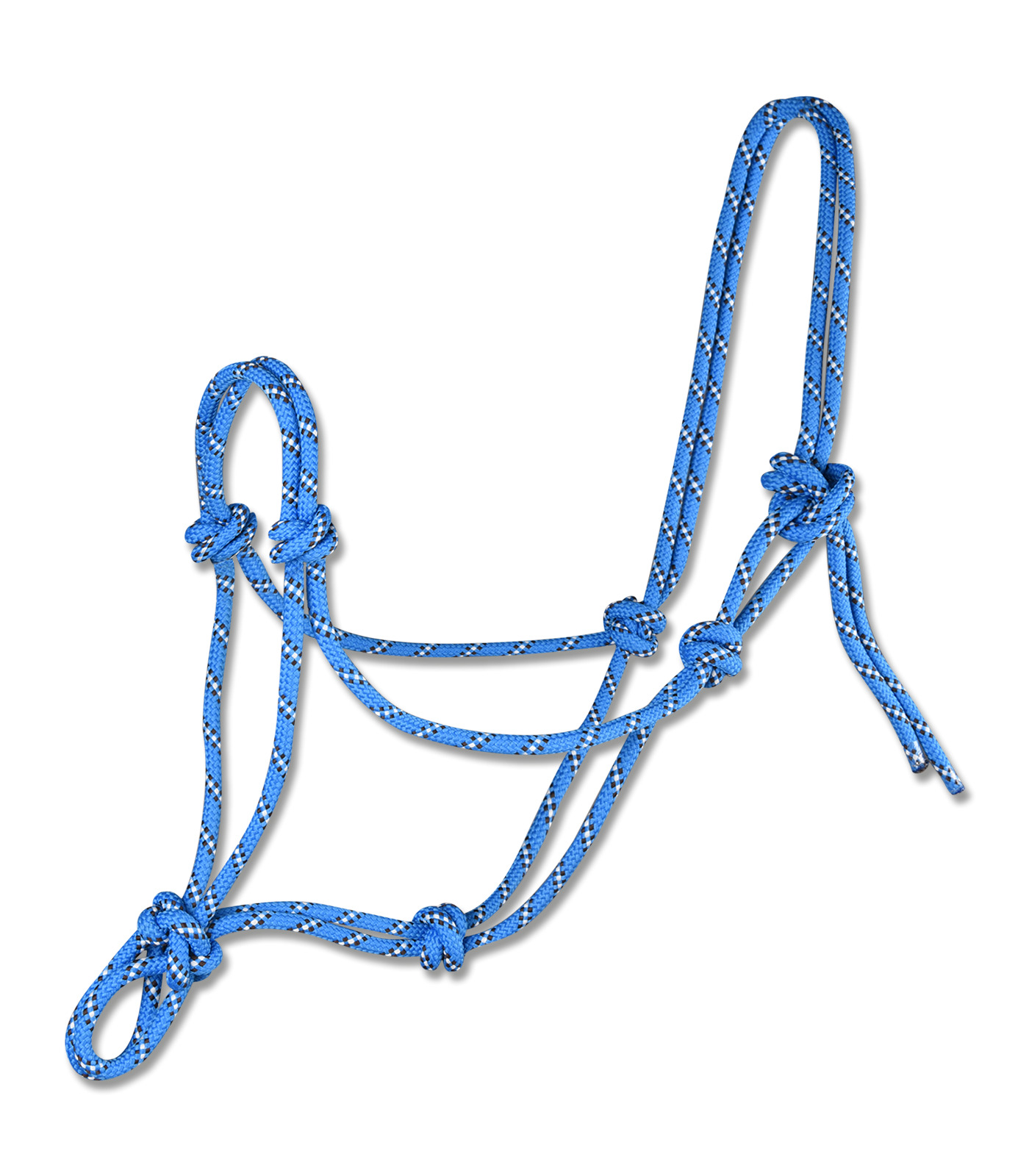 Waldhausen Knotenhalfter azurblau/braun, Pony