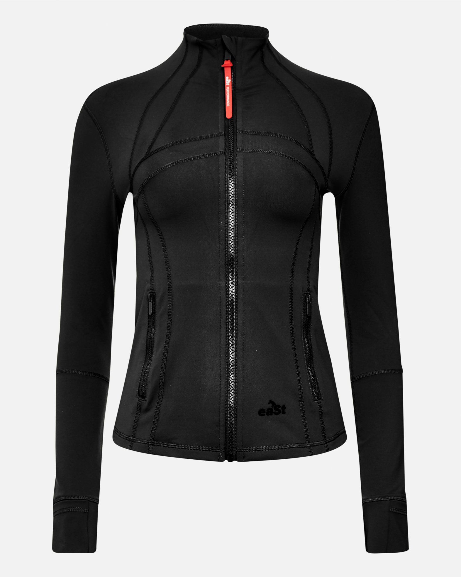 eaSt Jacke Light Jersey Gr. 2XS, Schwarz