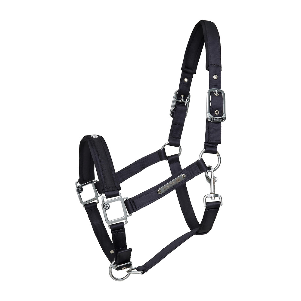 Kieffer Halfter Satin Shine Gr. Wb, Schwarz