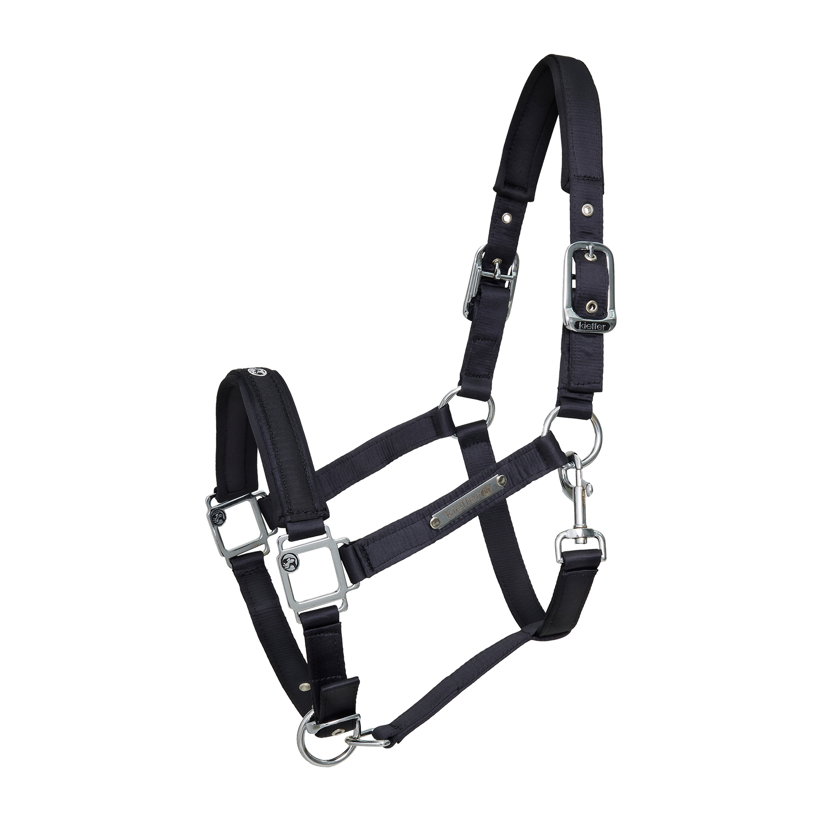 Kieffer Halfter Satin Shine Gr. Vb, Schwarz