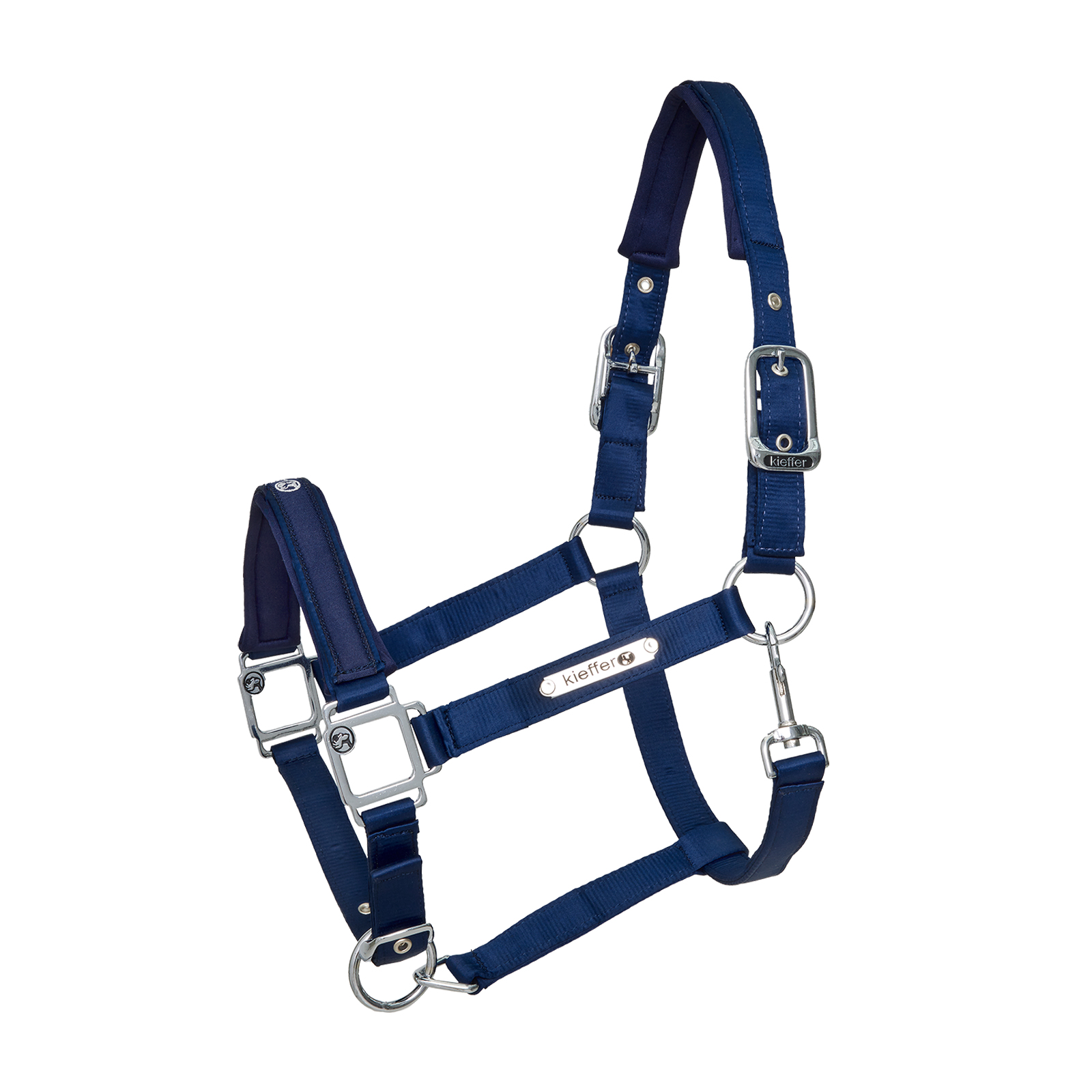 Kieffer Halfter Satin Shine Gr. Pony, Dunkelblau