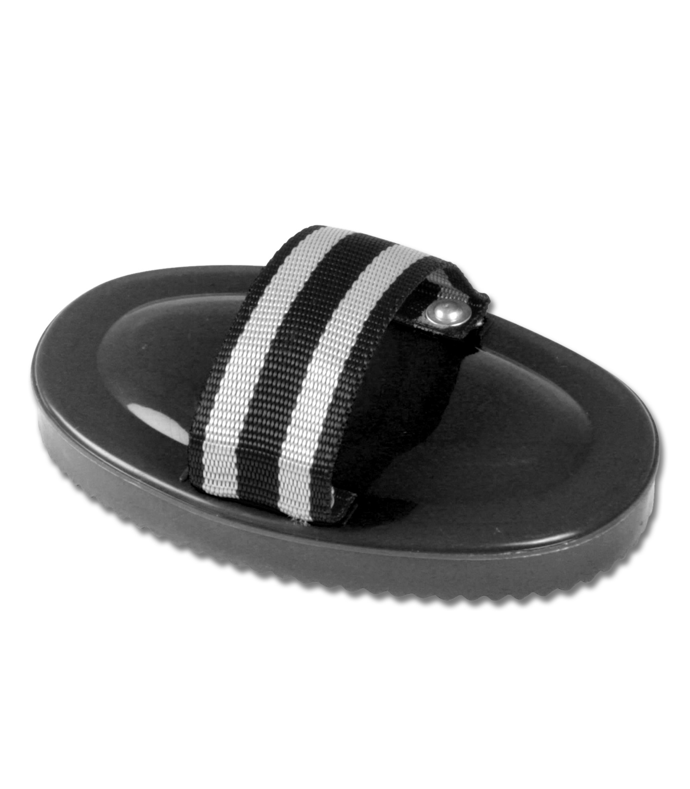 Waldhausen Hartplastik Striegel schwarz