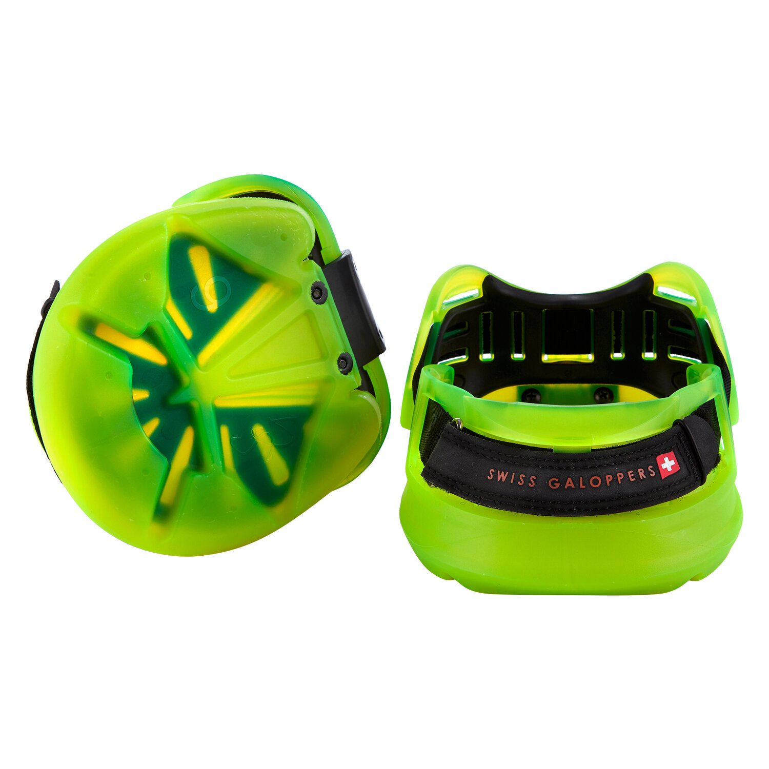 Swiss Galoppers Hufschuhpaar SG5 - L - Lemon inkl. Ballenpolster (Breite 119 - 125mm / Länge ab 156mm)