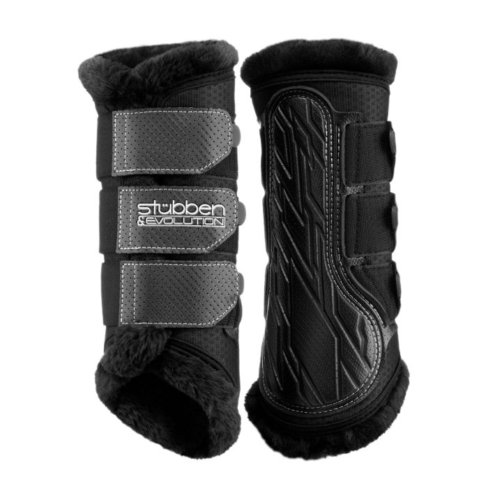 Stübben Airflow Trainingsgamaschen mit Fleece Schwarz, Gr. L